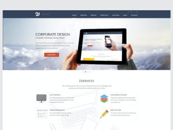 21 - Corporate & Business HTML Theme Yazı Tipi