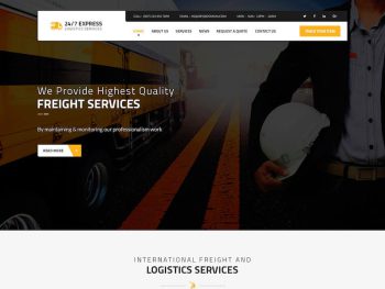 24/7 Express Logistics Services HTML Yazı Tipi