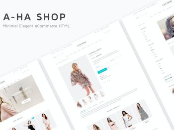 A-ha Shop - Minimal Elegant eCommerce HTML Templat Yazı Tipi