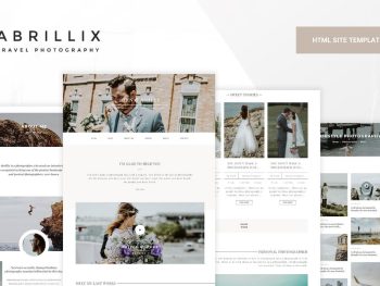 ABRILLIX - Creative Photography Blog Template Yazı Tipi