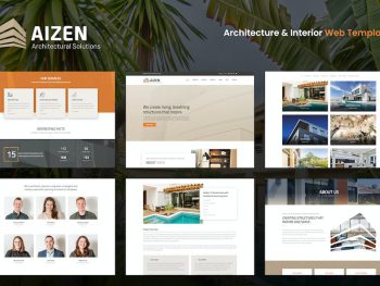 AIZEN - Architecture & Interior Template Yazı Tipi