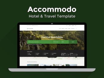 Accommodo - Hotel & Travel Template Yazı Tipi