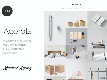 Acerola - Ultra Minimalist Agency HTML5 Template Yazı Tipi