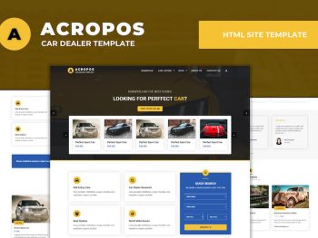 Acropos - Automotive Dealer Listing Template Yazı Tipi