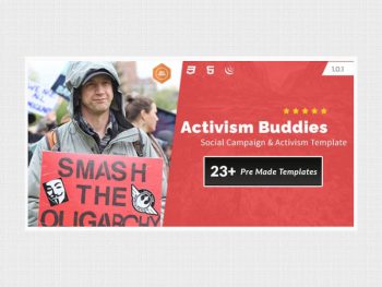 Activism Buddies – Social Campaign Template Yazı Tipi