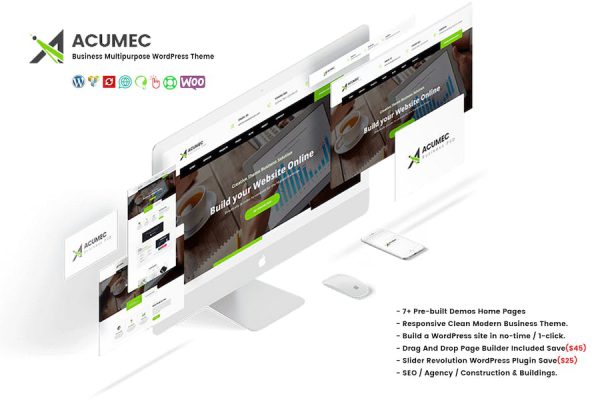 Acumec - Business Multipurpose WordPress Teması