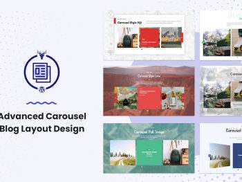 Advanced Carousel Blog Layout Design WordPress Eklentisi