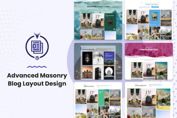 Advanced Masonry Blog Layout Design WordPress Eklentisi