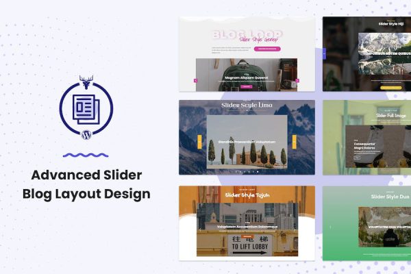 Advanced Slider Blog Layout Design WordPress Eklentisi