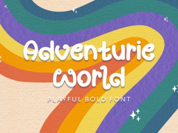 Adventurie World - Playful Bold Font Yazı Tipi