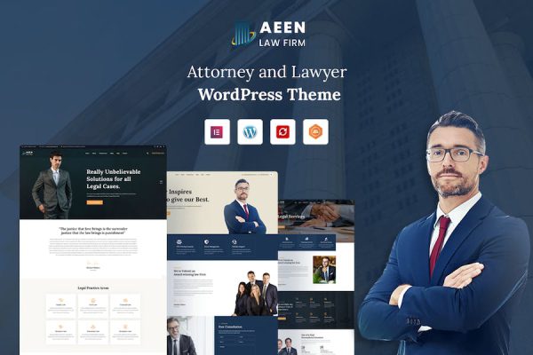 Aeen - Attorney and Lawyer WordPress Teması