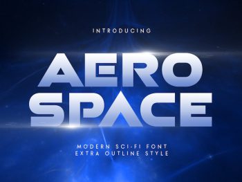 Aerospace - Modern Sci-fi Font Yazı Tipi