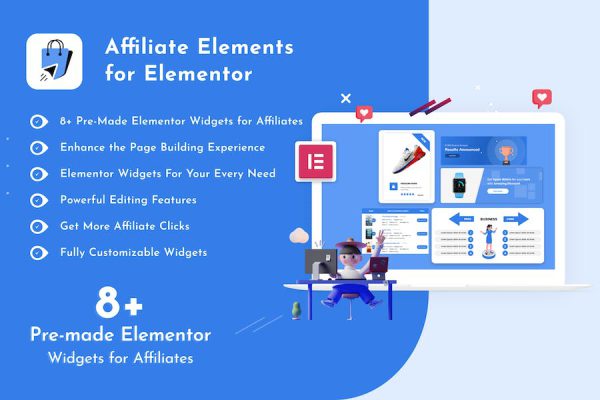 Affiliate Elements for Elementor WordPress Eklentisi