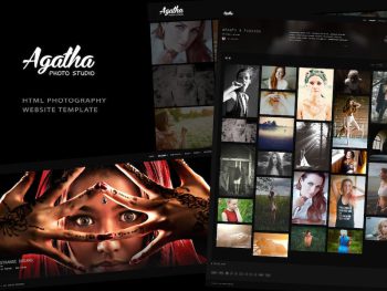 Agatha - Photography Portfolio Website Template Yazı Tipi