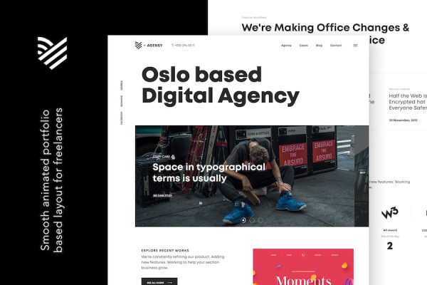 Agensy - Digital Lab & Creative Solutions Theme WordPress Teması