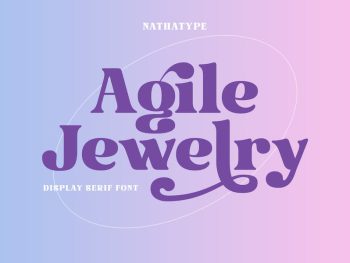 Agile Jewelry Yazı Tipi