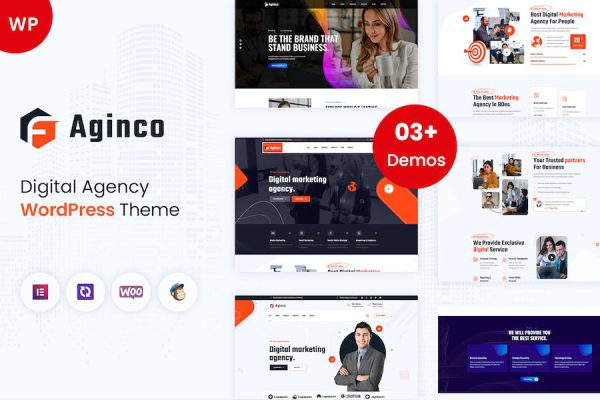 Aginco - Digital Agency WordPress Teması