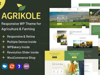 Agrikole - for Agriculture Farms WordPress Teması