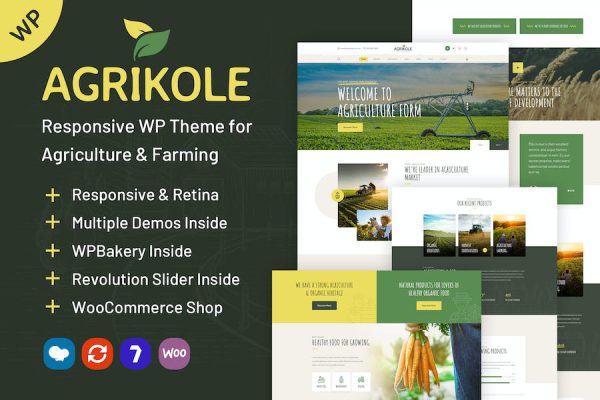 Agrikole - for Agriculture Farms WordPress Teması