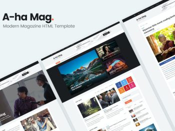 AhaMag | Modern Magazine HTML Template Yazı Tipi