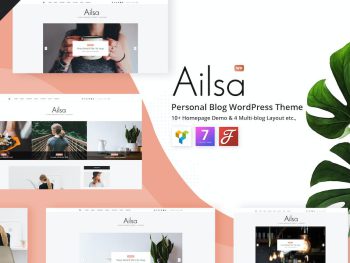 Ailsa - Personal Blog WordPress Teması