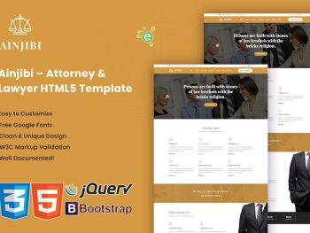 Ainjibi – Attorney and Lawyer HTML5 Template Yazı Tipi