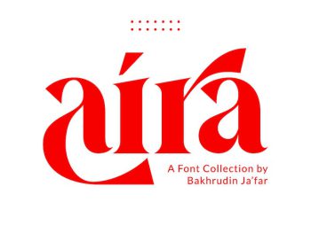 Aira | Modern Serif Typeface Yazı Tipi