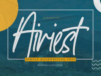 Airiest - Simple Handwriting Font Yazı Tipi