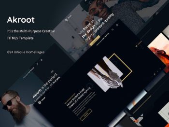 Akroot | It is the Multi-purpose Creative HTML5 Yazı Tipi