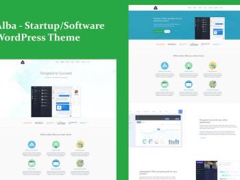 Alba - Startup/Software WordPress Teması