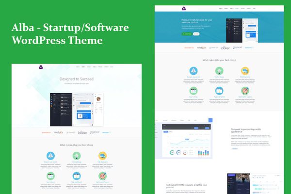 Alba - Startup/Software WordPress Teması