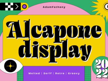 Alcapone Display Yazı Tipi
