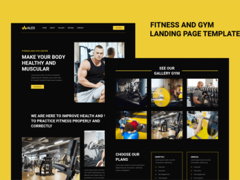 Ales - Fitness & Gym Landing Page Template Yazı Tipi