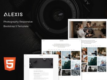 Alexis – Photography Responsive Bootstrap Template Yazı Tipi
