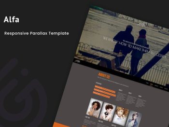 Alfa - Responsive Parallax Template Yazı Tipi