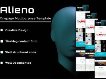 Alieno - Onepage Multipurpose Template Yazı Tipi