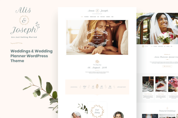 Alis - Wedding Planner WordPress Teması