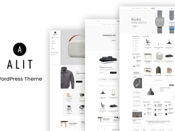 Alit - Minimalist WooCommerce WordPress Teması