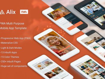 Alix: Multi Purpose PWA Mobile App Template Yazı Tipi