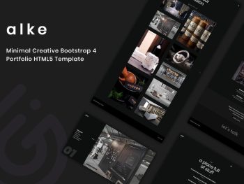 Alke - Minimal Creative Portfolio Template Yazı Tipi