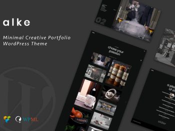 Alke - Minimal Creative Portfolio WordPress Teması