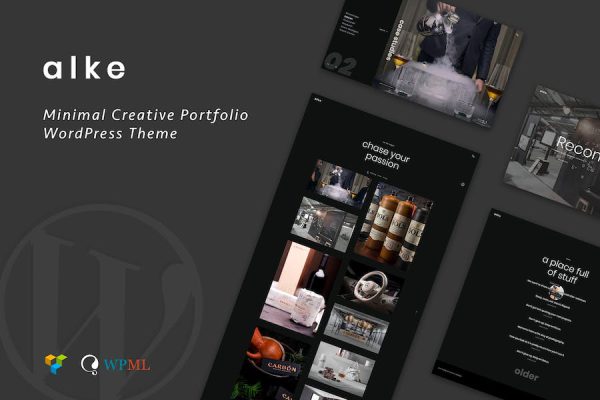 Alke - Minimal Creative Portfolio WordPress Teması