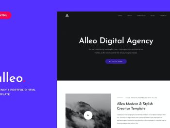 Alleo - Agency & Portfolio HTML Template Yazı Tipi