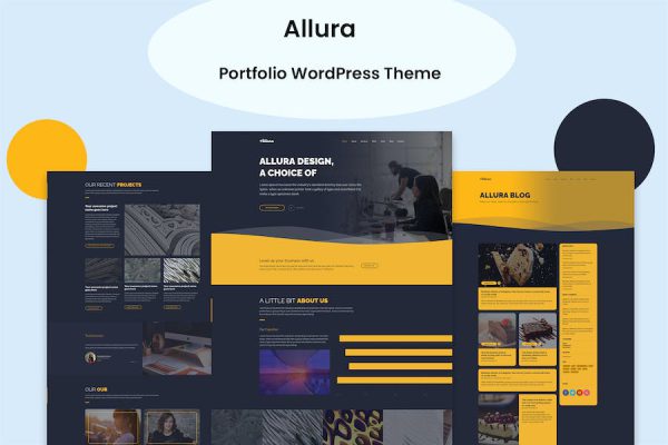 Allura - Portfolio WordPress Teması