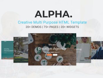 Alpha Dot Multi Purpose HTML5 Template Yazı Tipi