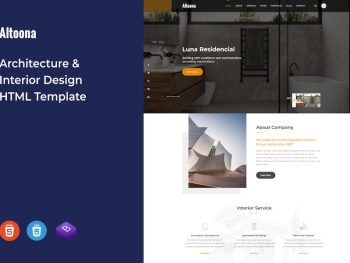 Altoona - Architecture & Interior HTML Template Yazı Tipi