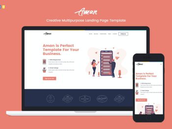 Aman — Multipurpose Landing Page Template Yazı Tipi