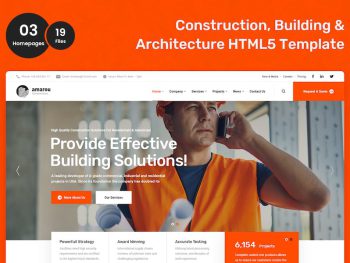 Amarou - Construction and Building HTML5 Template Yazı Tipi