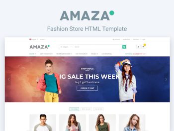 Amaza - Fashion Store HTML Template Yazı Tipi