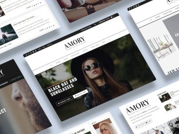 Amory Blog - A Responsive  Blog Theme WordPress Teması